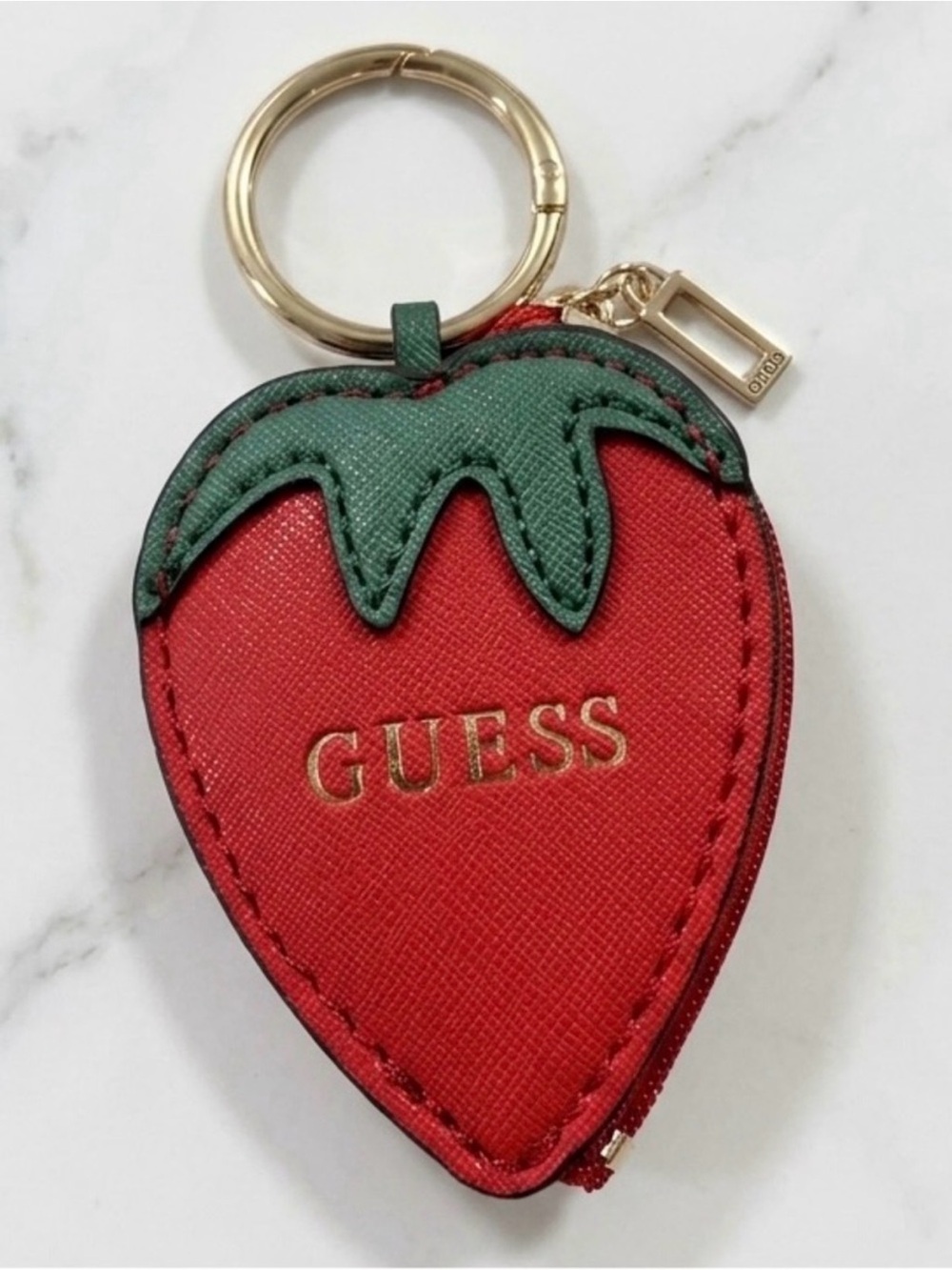 Cute Guess Strawberry Coin
Purse Keychain - Mini Wallet
Pouch (New without Tags)